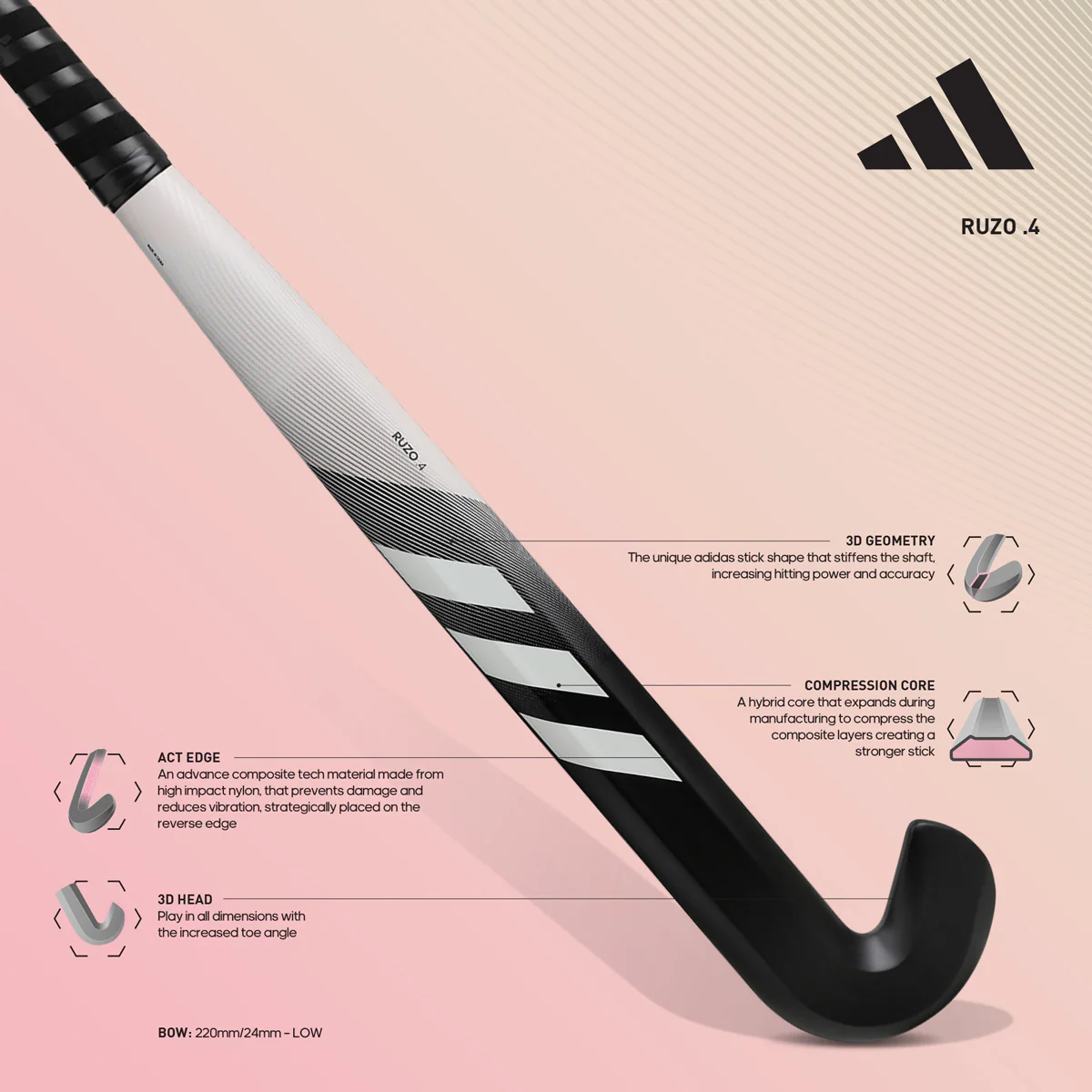 Adidas Ruzo .4 Hockey Stick - 2024 - Image 7