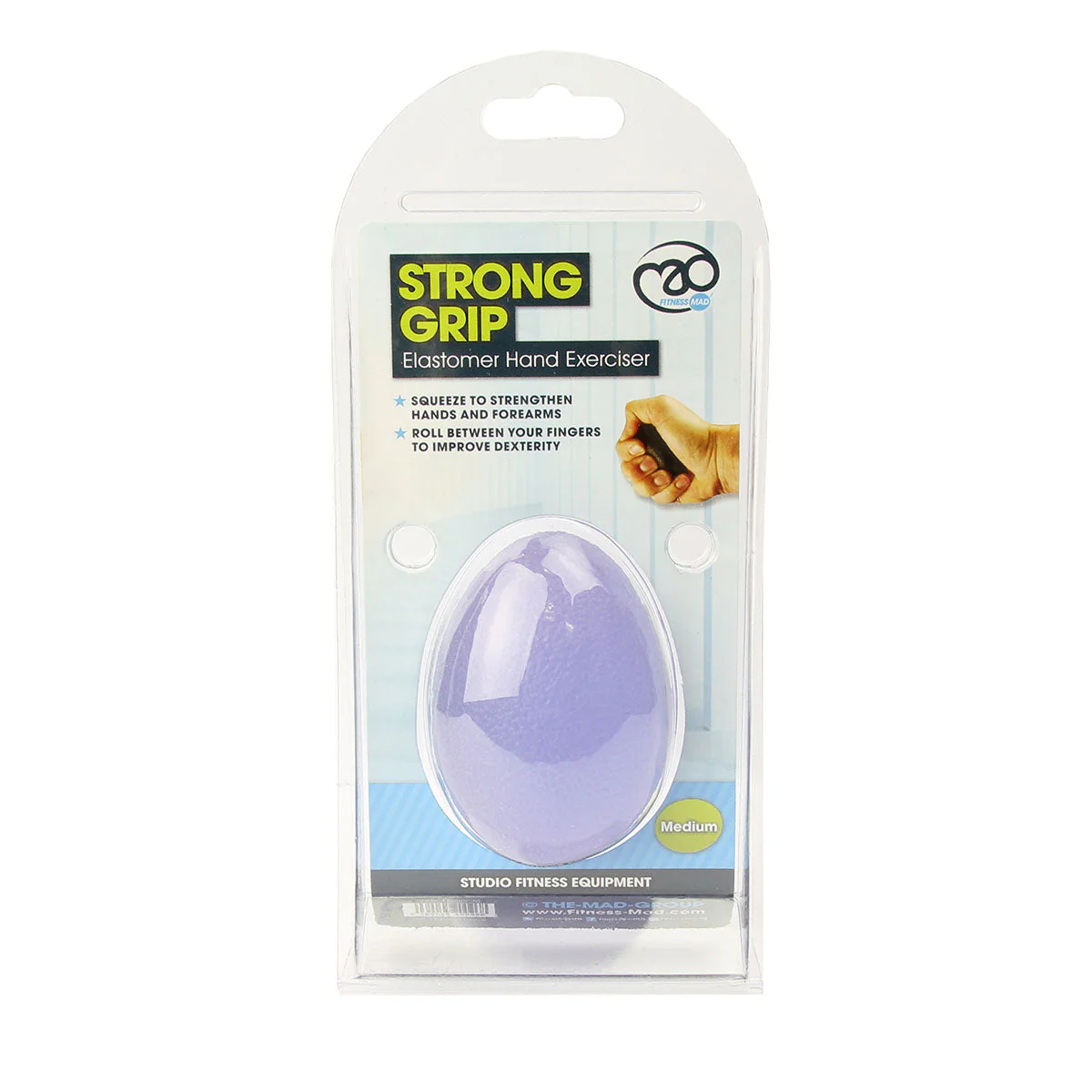 MAD Fitness Strong Grip Elastomer Hand Exerciser - Image 3