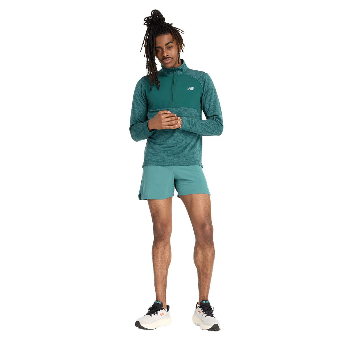 New Balance Athletics Heat Grid 1/2 Mens Zip - Image 2