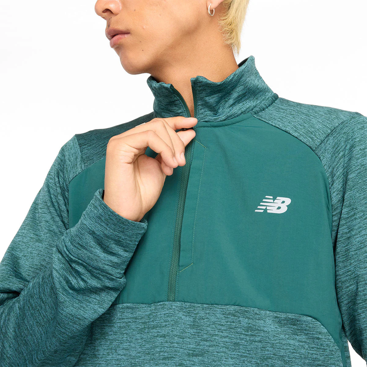 New Balance Athletics Heat Grid 1/2 Mens Zip - Image 6