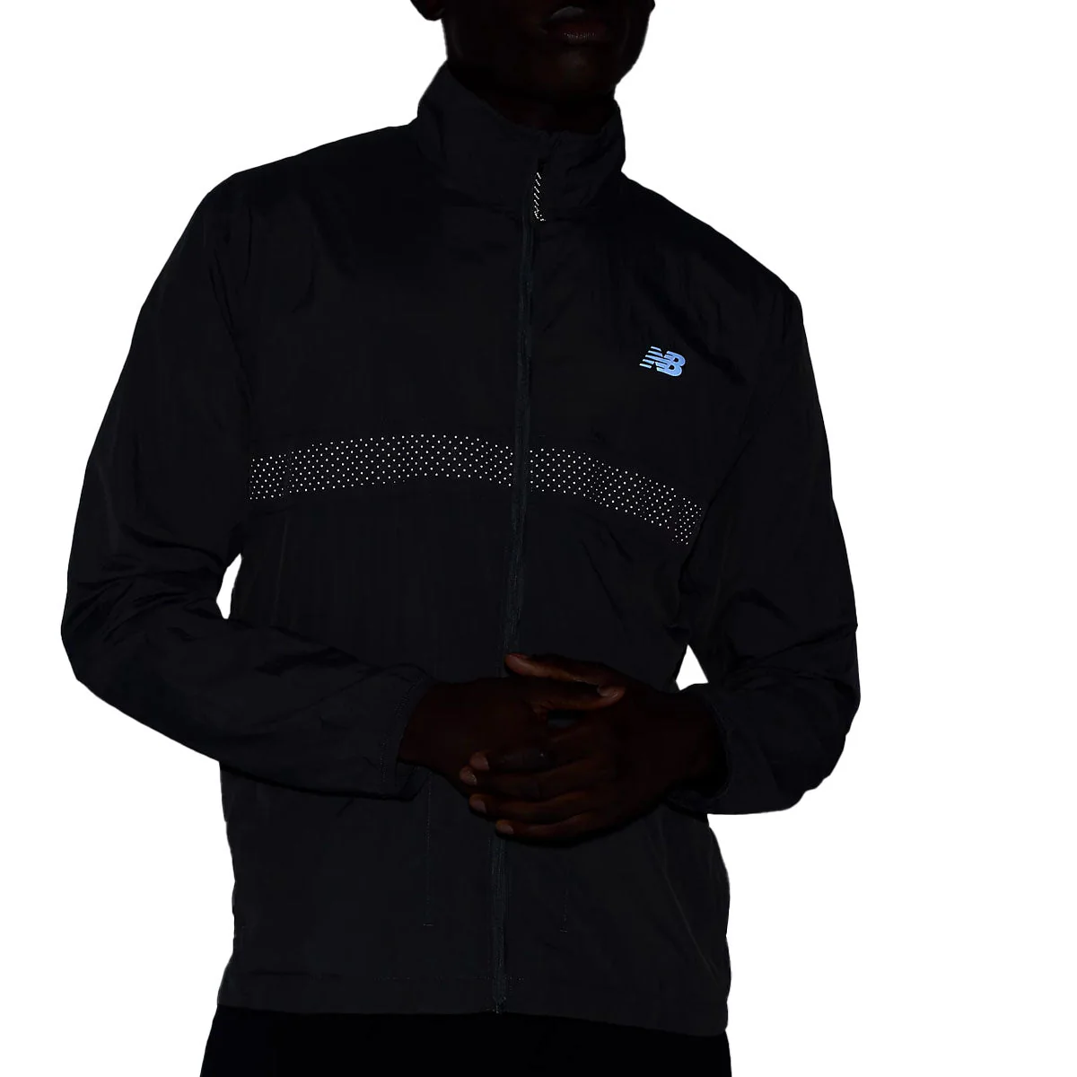 New Balance Athletics Reflective Packable Mens Jacket - Image 2