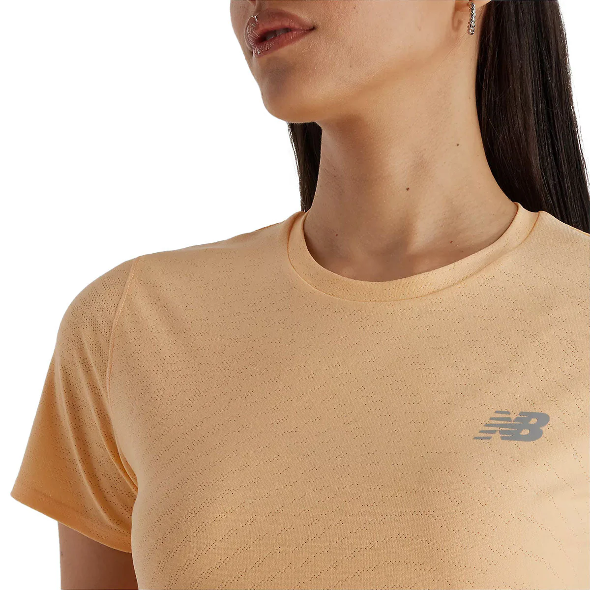 New Balance Jacquard Slim Women T-Shirt - Image 6