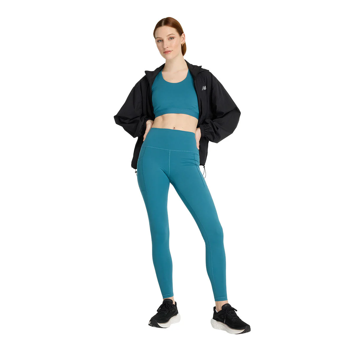 New Balance Sleek Pocket High Rise Legging 27" - Image 4